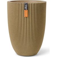 Vase élégant bas - CAPI EUROPE - Groove NL - 46 x 58 cm - Beige