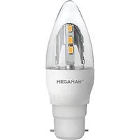 Ampoule LED Filament Megamann Flamme B22 5W 400Lm 2800K