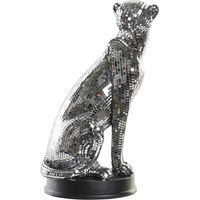 Harzfigur 19,5x16x31.5 Leopardenspiegel Harzmaterial mehrfarbige Farbfamilien -Figuren Dekoration Details
