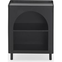Table d'appoint en métal noir