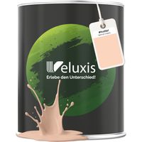 Wandfarbe Beige Creme Orange Matt Innenfarbe – Deckkraft Klasse 1, VOC-frei, Ohne Grundierung, Tropfarm – Wohnzimmer & Schlafzimmer – 2,5L – Veluxis (Apricot Cream)