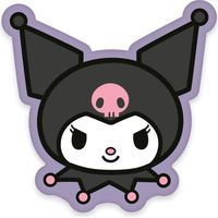 SANRIO OREILLER KUROMI FACE 36 CM HERDING