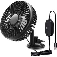 Ventilateur Voiture,Ventilateur Thermique de Voiture,Ventilateur de Refroidissement de Siège D'auto,Ventilateur de Voiture Portable,Convient aux Voitures,Camping-Cars (Ventouses)