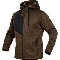 Triuso Leibwächter Strickjacke CASTJ Gr. 4XL haselnuss