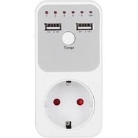 Decdeal Pobite de minuteur à rebours numérique SMART USB pour chargeur de téléphone informatique