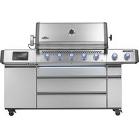 Barbecue à gaz Prestige PRO 665 + Sizzle Zone + Brûleur arrière - Inox