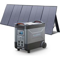 Home Battery Power Station LiFePO4 3600Wh, Voice Control With 400W Solar Panel For Home Backup Outdoor ALLPOWERS R4000