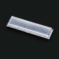 Wiltec Cubierta para placa de identificación de buzón con dimensiones de perforación 69,1 x 17,2 mm, repuesto