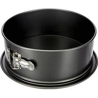 Patisse Teglia Tonda per Torte in Acciaio Inossidabile, Nero, 22 cm