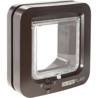 SUREFLAP Chatiere a puce electronique marron
