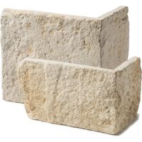Chaînes d'angle pierre de parement extérieur Province ton naturel (lot de 1 mètre linéaire) - RO'MA NATURE