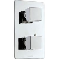 Chrom-Thermostat-Brausemischer 2/3/4/5 Wege - Bossini Cube - Con parte interna incasso