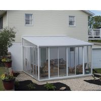 Canopia San Remo Pérgola Cerrada De Aluminio 4X4.4 m Blanco