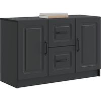 Sideboard/Anrichte/Buffet Schwarz 89 x 34,5 x 57 cm Holzwerkstoff LXWW517334