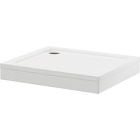 Pearlstone 900mm x 760mm x 40mm Rectangular Shower Tray and Plinth