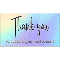 50 cartes de remerciement pour commande, cartes professionnelles de remerciement, cartes de gratitude pour petite entreprise, format L2, 50 pièces