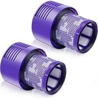 Lot de 2 filtres arrière de rechange pour aspirateurs Dyson V10, V10 Absolute, V10 Animal, V10 Motorhead, V10 Total Clean et SV12