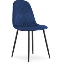 ASTI-Stuhl – marineblauer Samt x 1