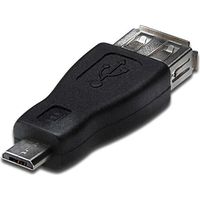 Adaptador Akyga AK-AD-08 USB A micro USB B OTG 2.0 hembra-macho