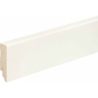 Sockelleiste L0155L1 Kiefernholz Weiß RAL9010 lackiert 18 x 70 x 2400 mm - Neuhofer