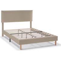 Polsterbett Lauren 30 cm, 140 x 190 cm, Beige