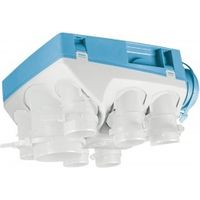 Unelvent – VMC simple flux hygroréglable Ozeo Ecowatt 2' – Débit 283 m³/h – 6 sorties sanitaires – Montage rapide – Économie d'énergie jusqu'à 12%