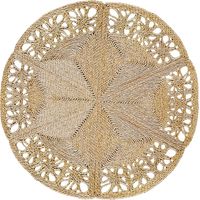Tappeto rotondo in iuta - Boho Bali - 150 CM - Bilú Naturale - Luta