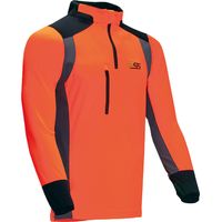 PSS Funktionsshirt X-treme Skin Langarm, Orange/Grau Größe 3XL