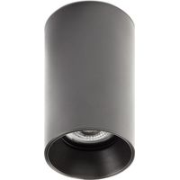 Faro Barcelona - Lampada plafoniera Stan GU10 max 5W - Metallo Verniciato, Installazione a Soffitto, lampadina esclusa - Nera