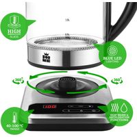 ForMe FKG-1017 Wasserkocher aus durchsichtigen Glas