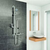 AKW Arka Care Thermostatic Bar Mixer Shower with Shower Kit