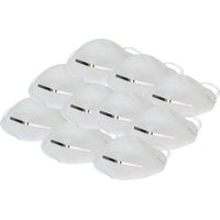 Rolson 60402 - Maschera polveri irritanti (10 pezzi)