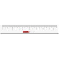 Lineal 16 cm glasklar