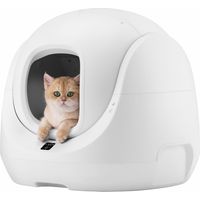 CATLINK Baymax Bac à litière autonettoyant, sûr, élimination des odeurs, pour plusieurs chats