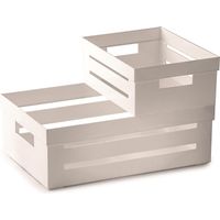 Snips, Set Cassetta Cucina 5+2 LT, Organizer Cucina, Cassetta Grande e Piccola, Colore Bianco , Made in Italy, Bpa Free
