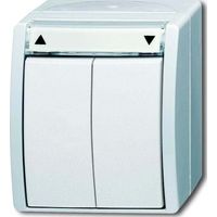 Interruttore a bilanciere busch-jaeger 2621/4 w-54 10 A 250 V
