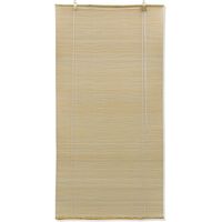 FIMEI Store roulant en bambou 100 x 220 cm Naturel
