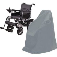 Housse De Protection pour Fauteuil Roulant 115x75x130cm, Couverture Imperméable pour Fauteuil Roulant, Housse de protection pour fauteuil roulant électrique - Étanche à la poussière (Gris)