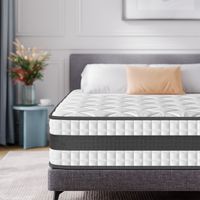 Matelas 140x190 cm - Ressorts Ensachés - HavenlyHome - 25 cm d'Épaisseur - Fermeté Moyenne - 7 Zones de Confort - Respirant