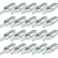 Spanbanden - 105 x 30 mm - Acier Inoxydable - Pour Clôture Jardin Antenne Ligne à Linge - Lot de 20