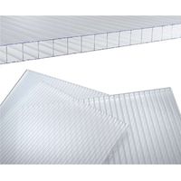 LASTRA ALVEOLARE - POLICARBONATO TRASPARENTE CM 98X200 S.MM 6 - 1 pezzo