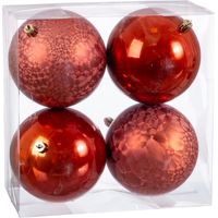 Weihnachtskugeln - BIGBUY WEIHNACHTEN - Mehrfarbig - Kunststoff - 4 Einheiten - 20 x 20 x 10 cm