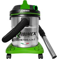 Staubsauger mit wasser- und staubtank, 20 l, 1200 w, grün und edelstahl - Ribimex - PRCEN010IT