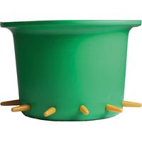 Seau agneau complet 12 L avec 6 tétines en caoutchouc naturel – Bac d’allaitement en plastique – Dimensions 38.1 x 30.5 x 25.4 cm – Tetiblue