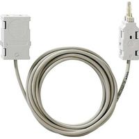 Cable de prueba Rutenbeck con conector de prueba VE LSA negro 17,4 cm