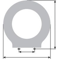 ETOOS 02584108 ARKE Tapa WC Galassia Blanco - ref: 02584108
