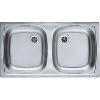 Alveus Basic - Évier 780x435 mm, inox 1039144