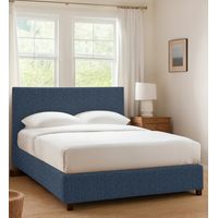 Cama de una plaza y media Carlisle, desmontable, fabricada en Italia, azul