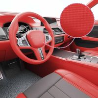 Films 4D de voiture 2 pcs Rouge 100x150 cm vidaXL