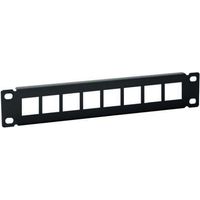 INTELLINET Pannello patch 10 1 HE 8 posti per frutti keystone Nero